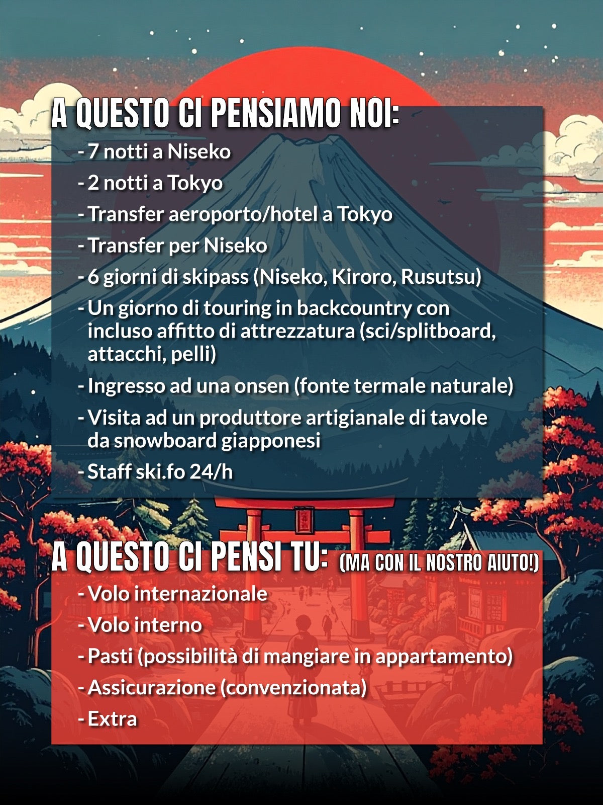 FULL JAPAN EXPERIENCE: TOKYO+NISEKO