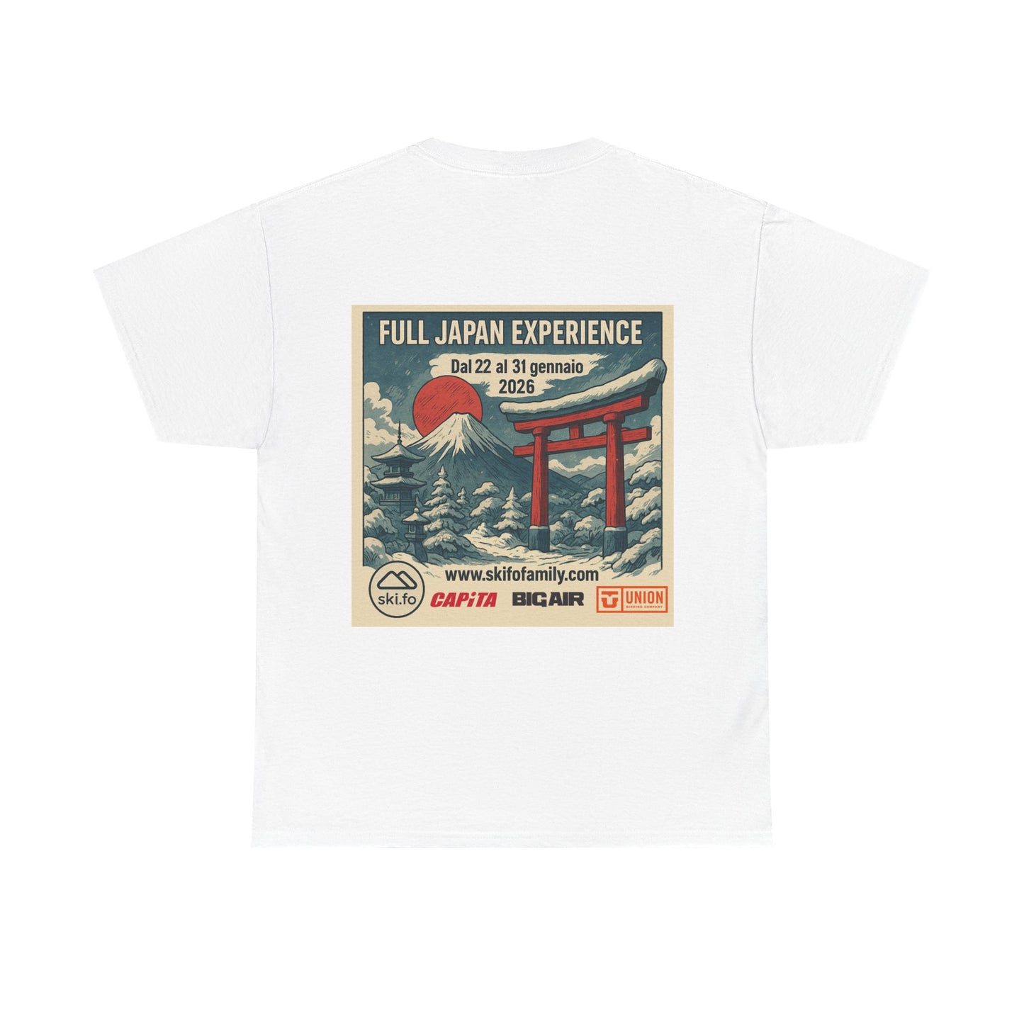 Full Japan Experience Unisex Heavy Cotton Tee, Travel T-Shirt,