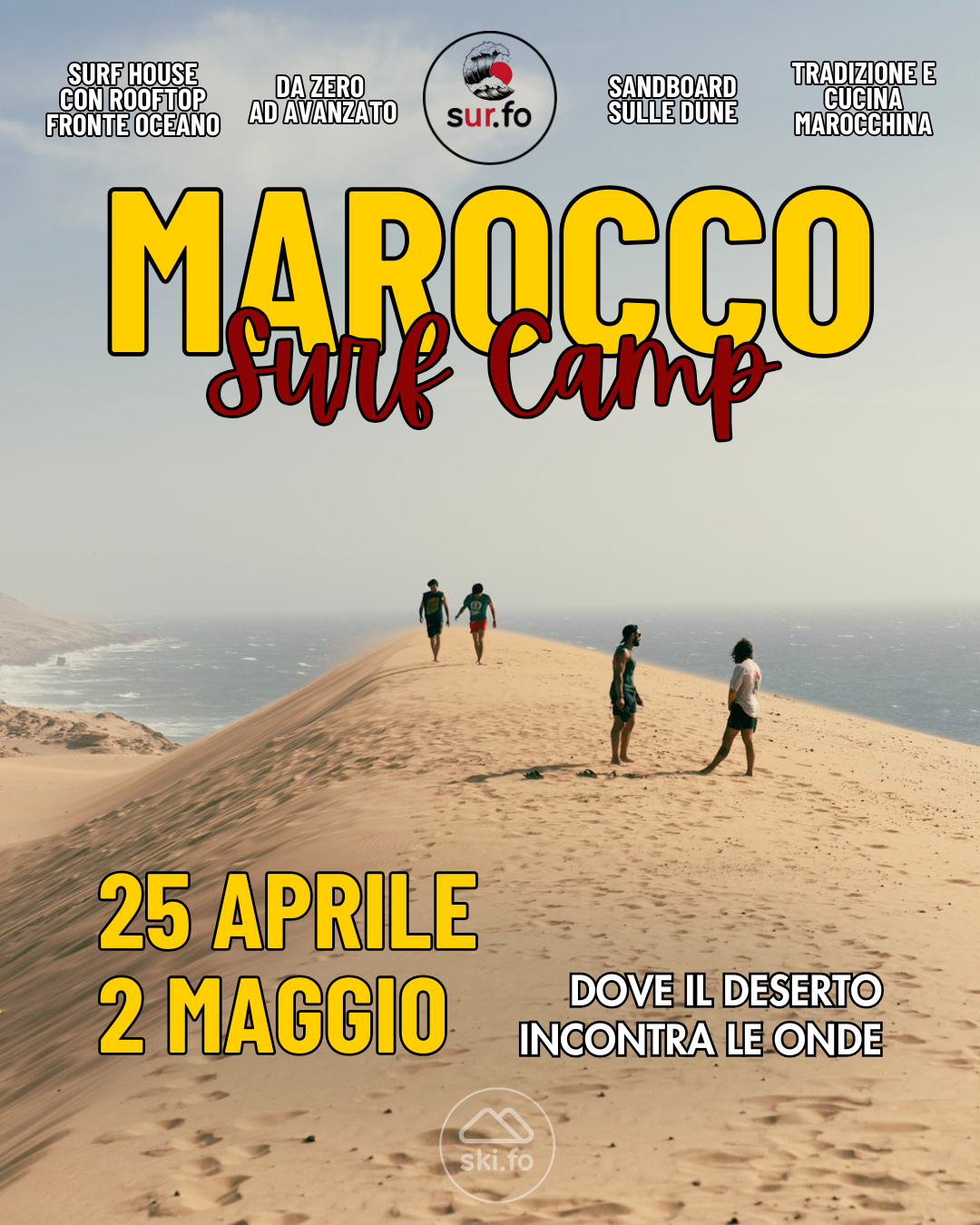 MAROCCO SURF CAMP 2026