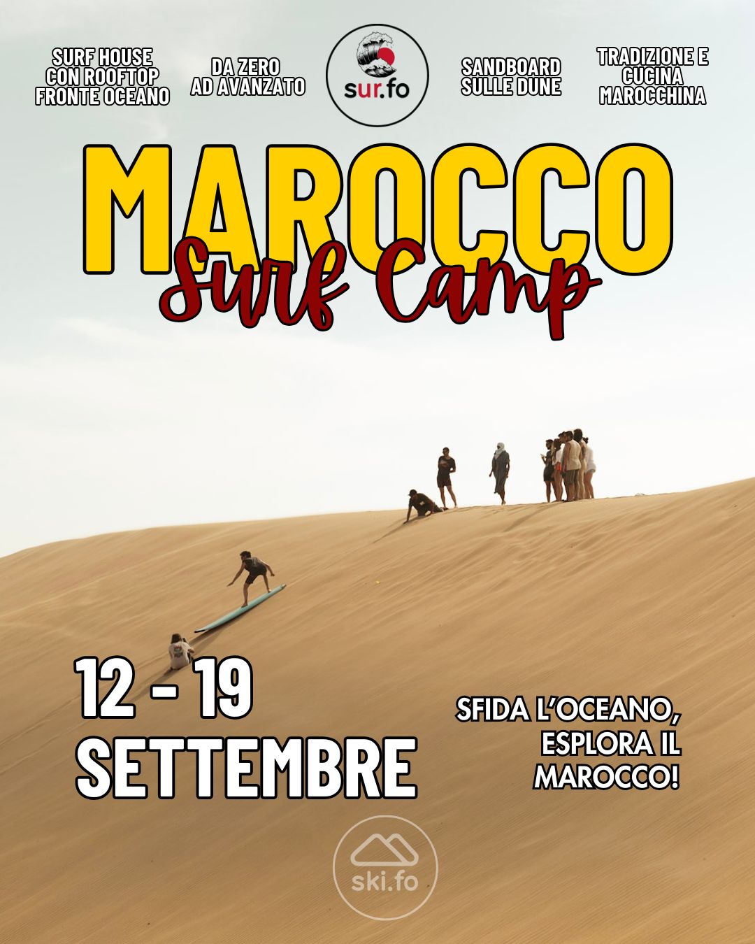 MAROCCO SURF CAMP 2026