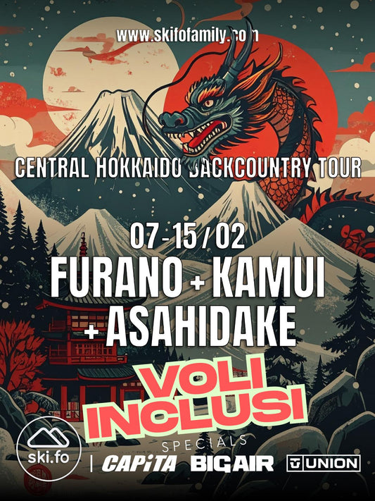 CENTRAL HOKKAIDO BACKCOUNTRY TOUR, FURANO, KAMUI, ASAHIDAKE