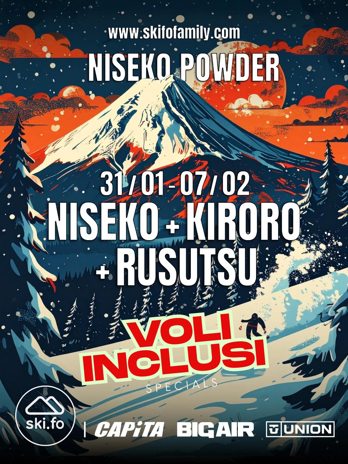 NISEKO POWDER, NISEKO-KIRORO-RUSUTSU